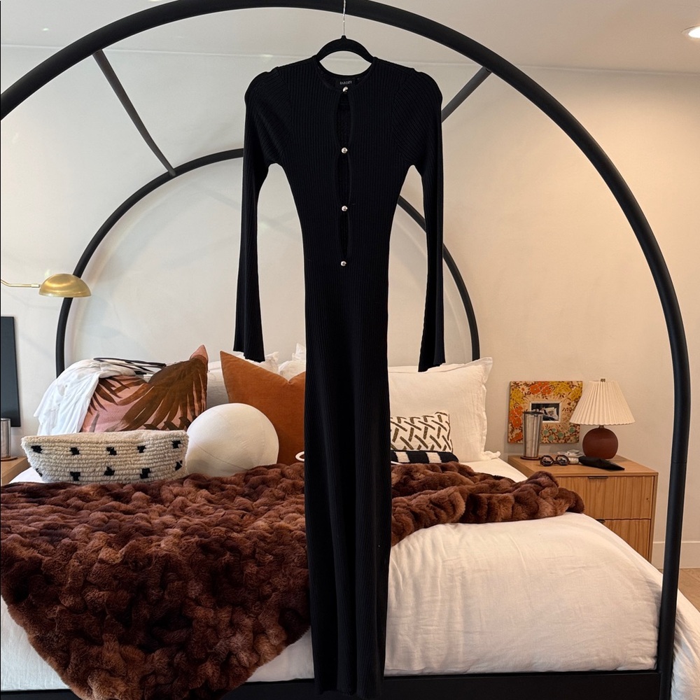 Bardot Black Long Sleeve Dress